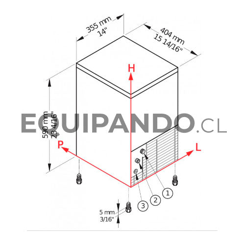 FABRICADORA DE HIELO BREMA CB-184