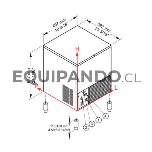 FABRICADORA DE HIELO BREMA CB-316