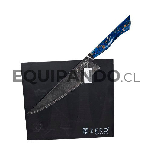 Cuchillo Cocina 8,5'' - Zero Knives - Blue Storm