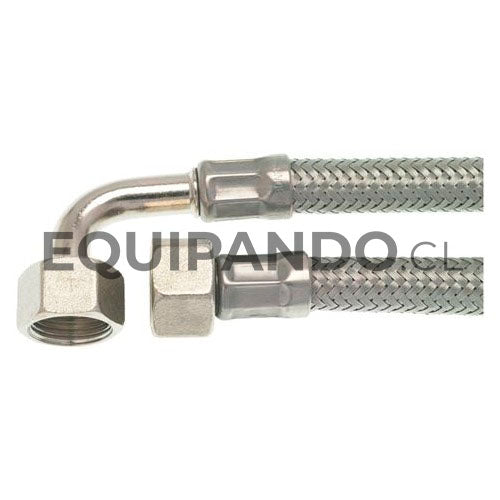 FLEXIBLE DE CAFETERA 100CM 3/8 X 3/8 PUNTA L